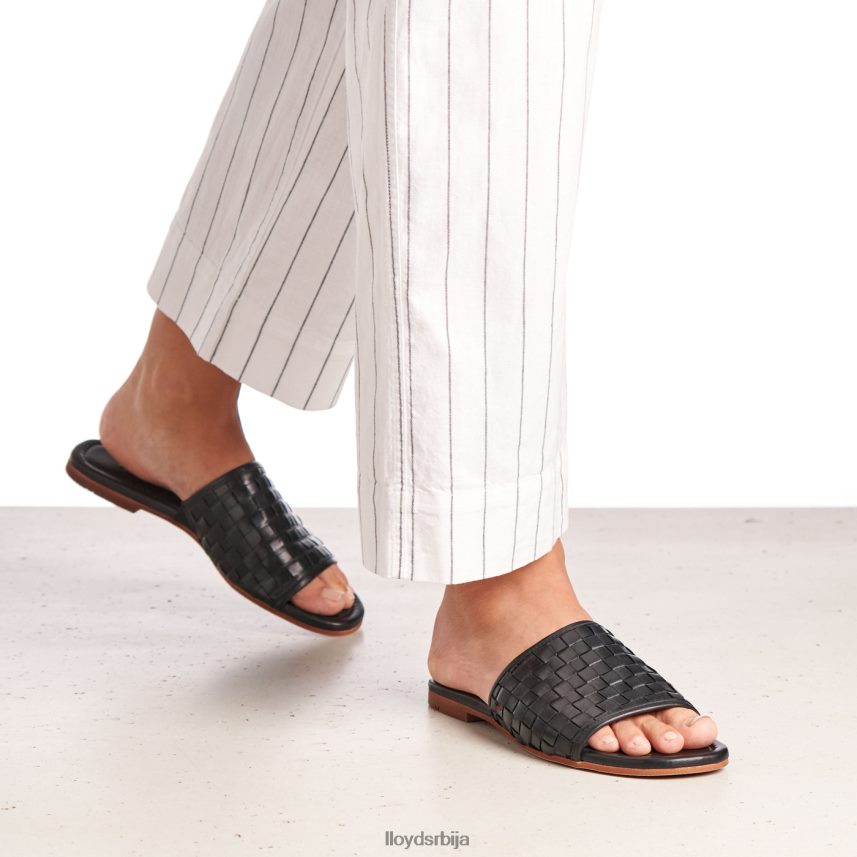 кожне сандале Жене D0806T1230 ципеле црн LLOYD