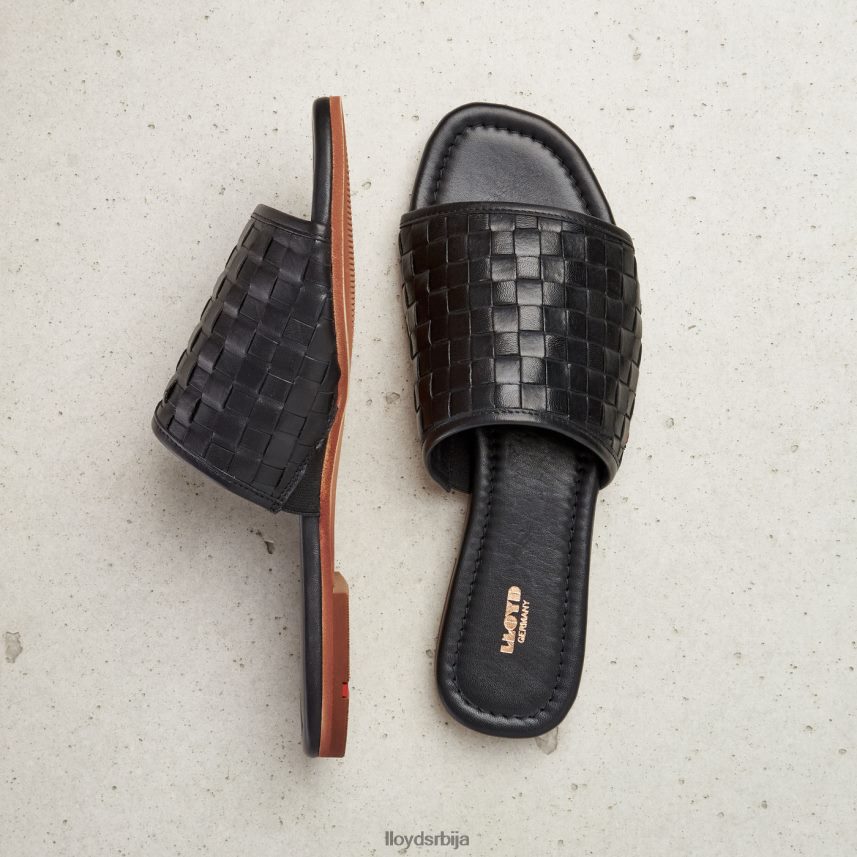 кожне сандале Жене D0806T1230 ципеле црн LLOYD