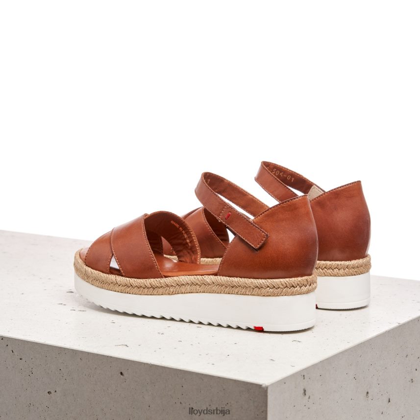 сандале на клин Жене D0806T1237 ципеле браон LLOYD