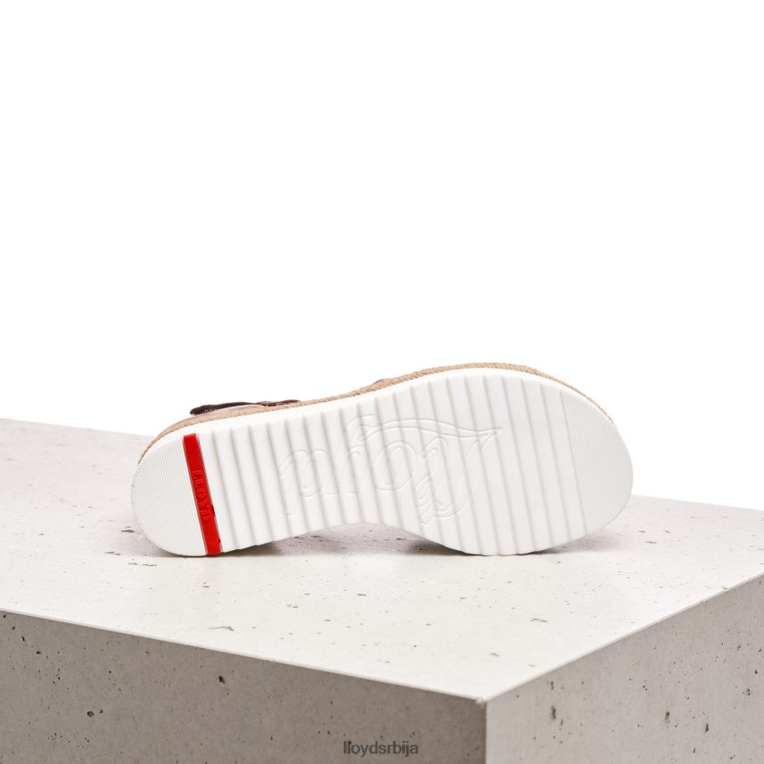 сандале на клин Жене D0806T1237 ципеле браон LLOYD