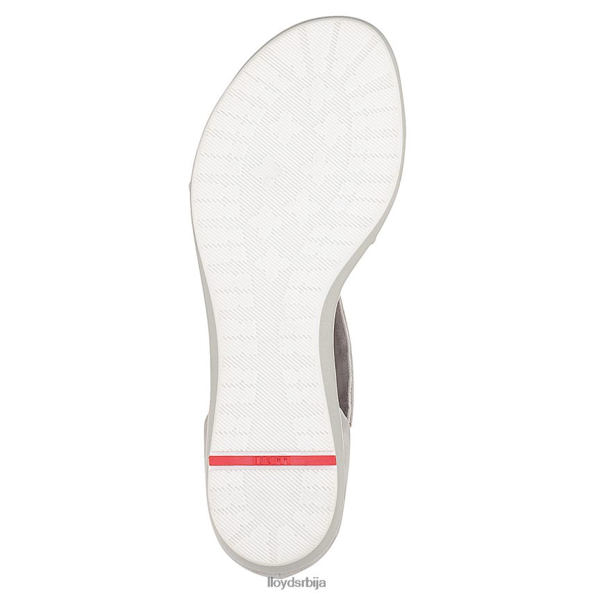 сандале од семиша Жене D0806T1247 ципеле сива LLOYD