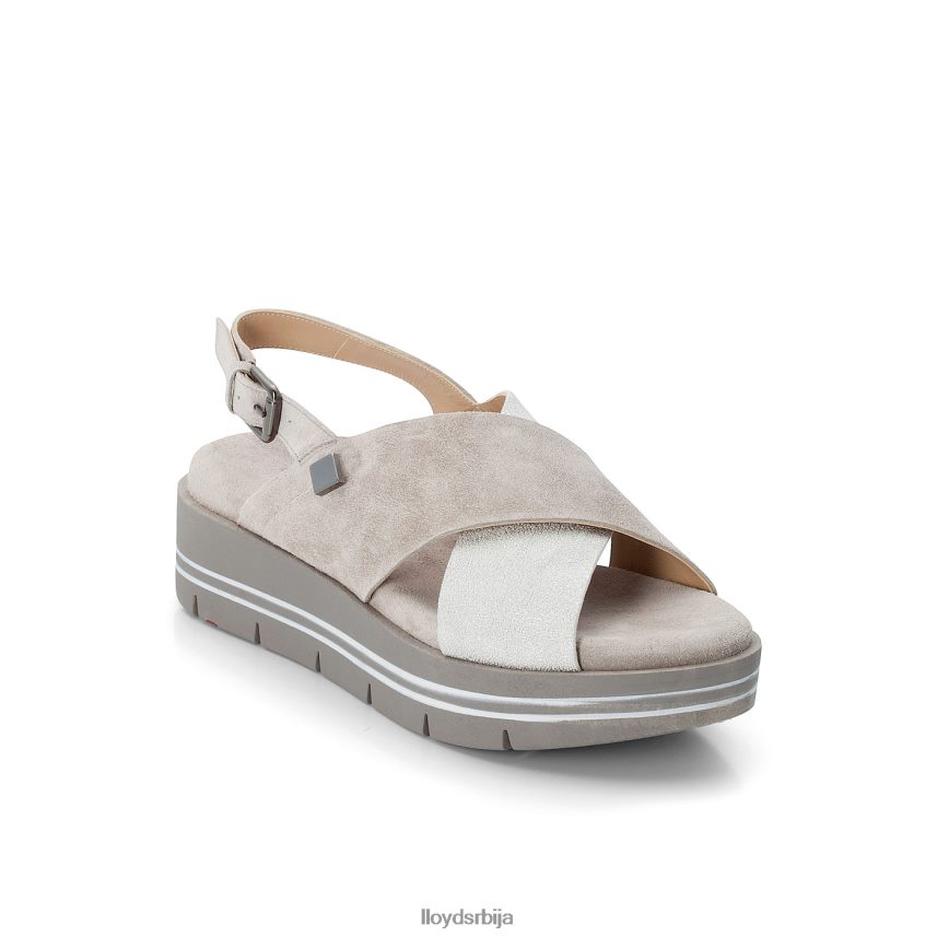 сандале од семиша Жене D0806T1252 ципеле сива LLOYD