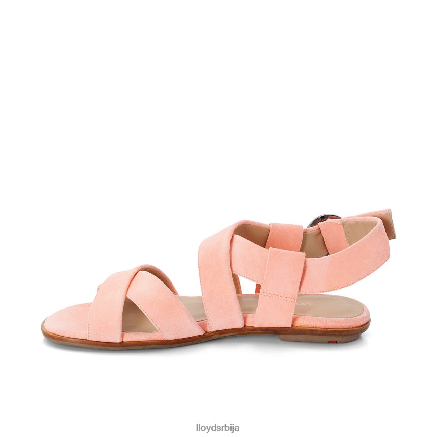 сандале од семиша Жене D0806T1360 ципеле розе LLOYD