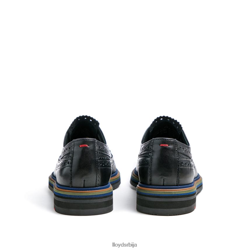 чипкасте кожне полуципеле Жене D0806T1031 ципеле црн LLOYD