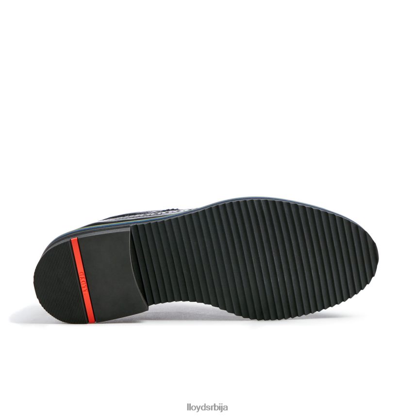 чипкасте кожне полуципеле Жене D0806T1031 ципеле црн LLOYD