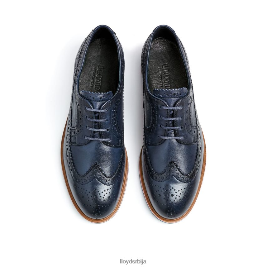 кожне полуципеле са чипком Жене D0806T1033 ципеле Плави LLOYD