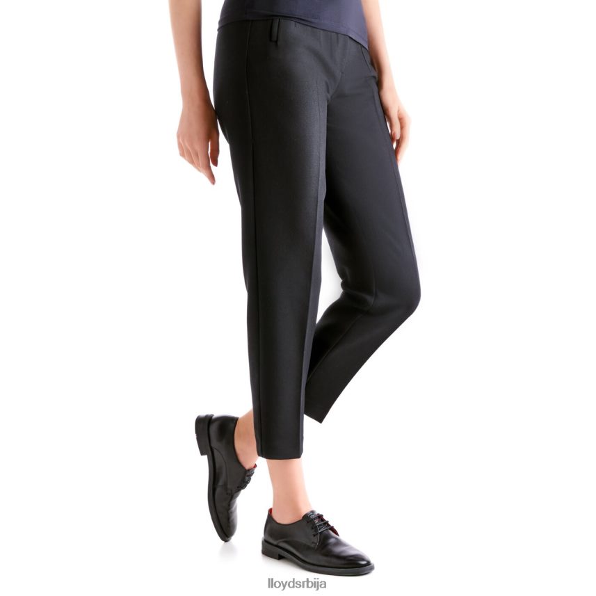 чипкасте кожне полуципеле Жене D0806T1035 ципеле црн LLOYD