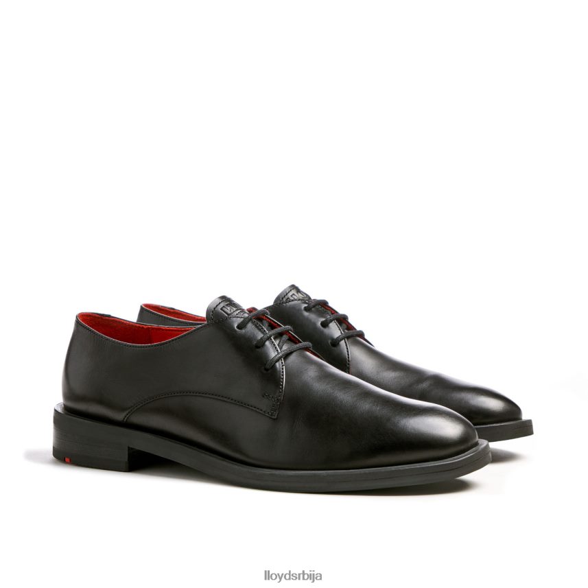 чипкасте кожне полуципеле Жене D0806T1035 ципеле црн LLOYD