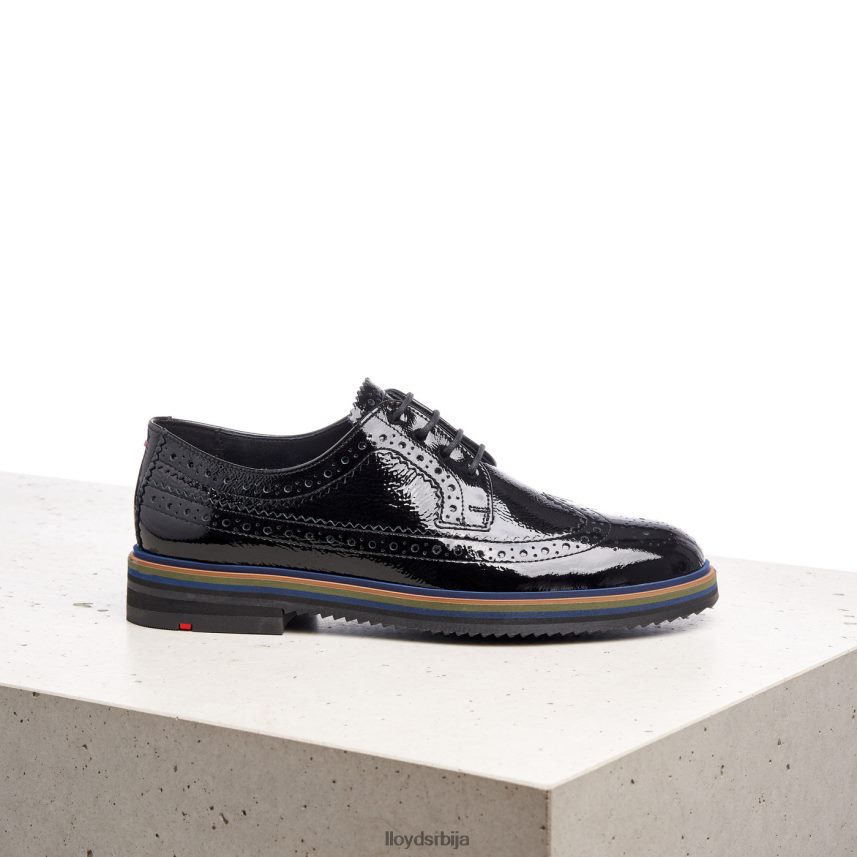 пертле полуципеле Жене D0806T1043 ципеле црн LLOYD