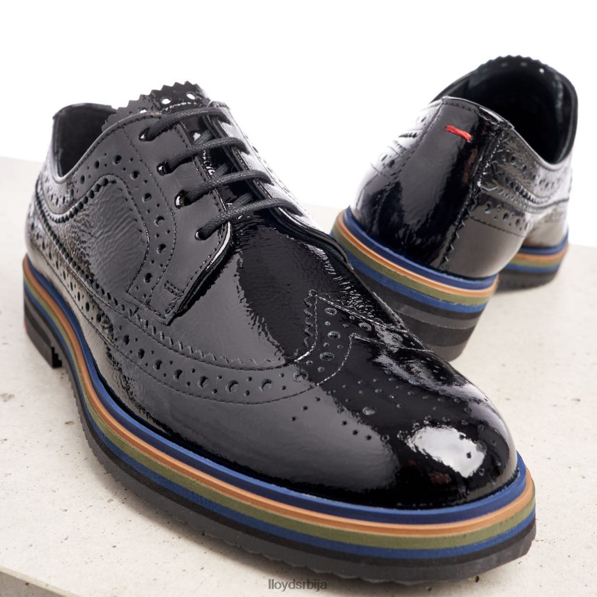 пертле полуципеле Жене D0806T1043 ципеле црн LLOYD