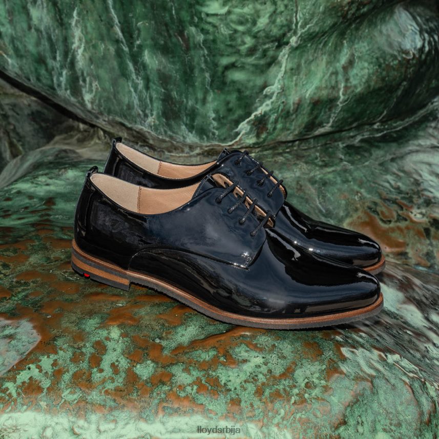 пегаве полуципеле на пертле Жене D0806T1047 ципеле црн LLOYD