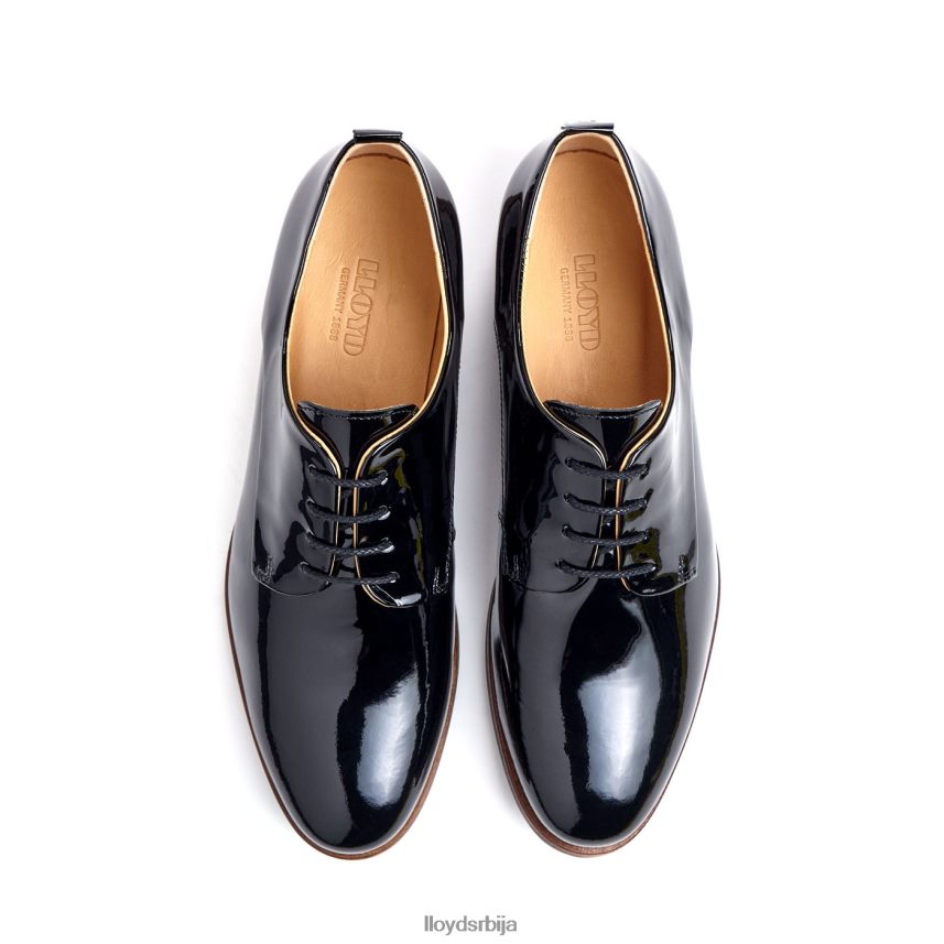 пегаве полуципеле на пертле Жене D0806T1047 ципеле црн LLOYD