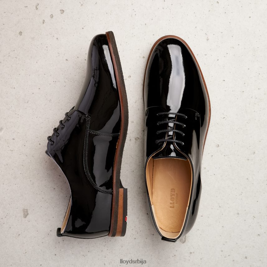 пегаве полуципеле на пертле Жене D0806T1047 ципеле црн LLOYD