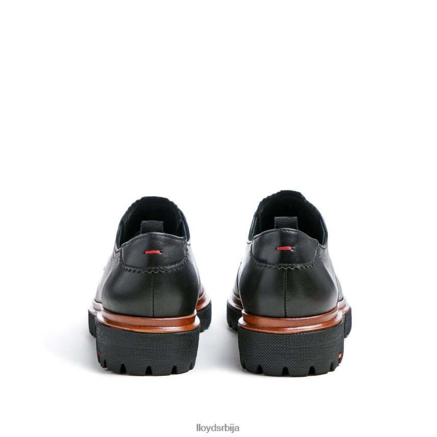 чипкасте кожне полуципеле Жене D0806T1049 ципеле црн LLOYD