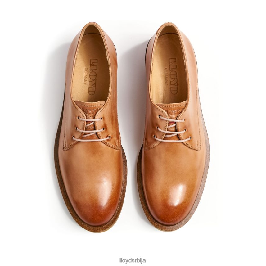 пертле полуципеле Жене D0806T1056 ципеле браон LLOYD