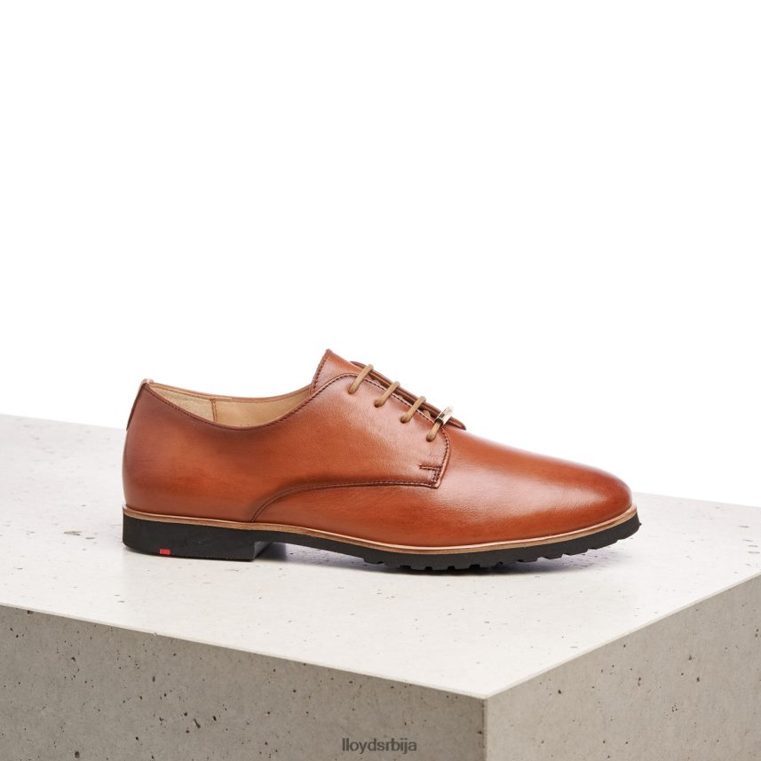 чипкасте кожне полуципеле Жене D0806T1057 ципеле браон LLOYD