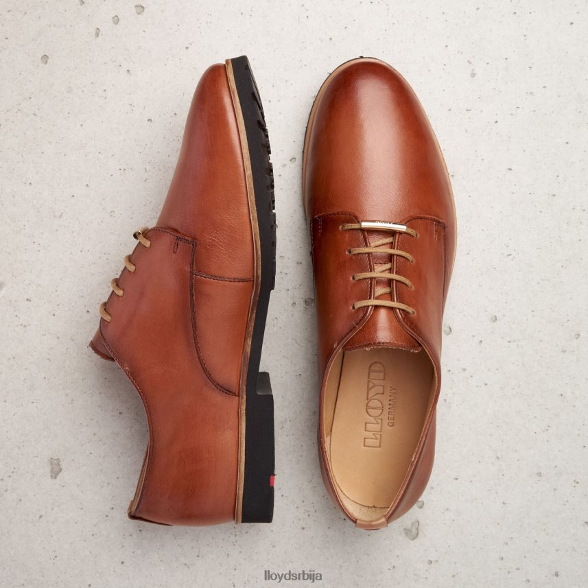 чипкасте кожне полуципеле Жене D0806T1057 ципеле браон LLOYD