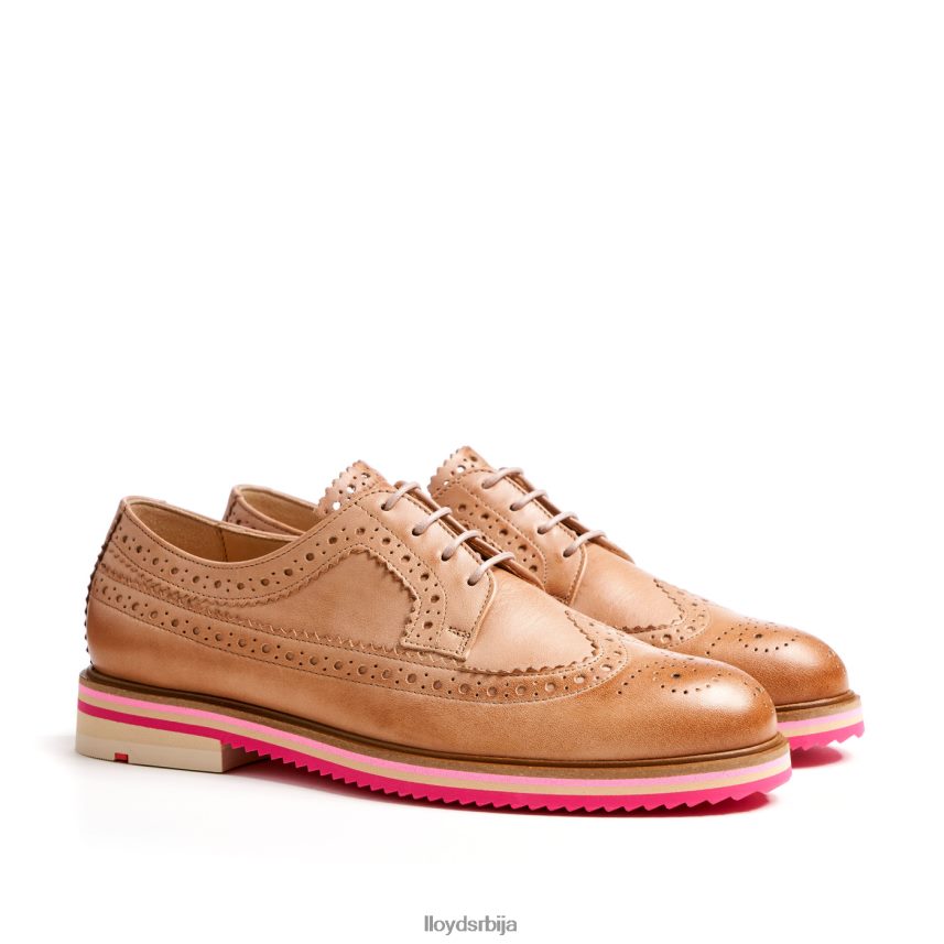 пертле полуципеле Жене D0806T1063 ципеле браон LLOYD