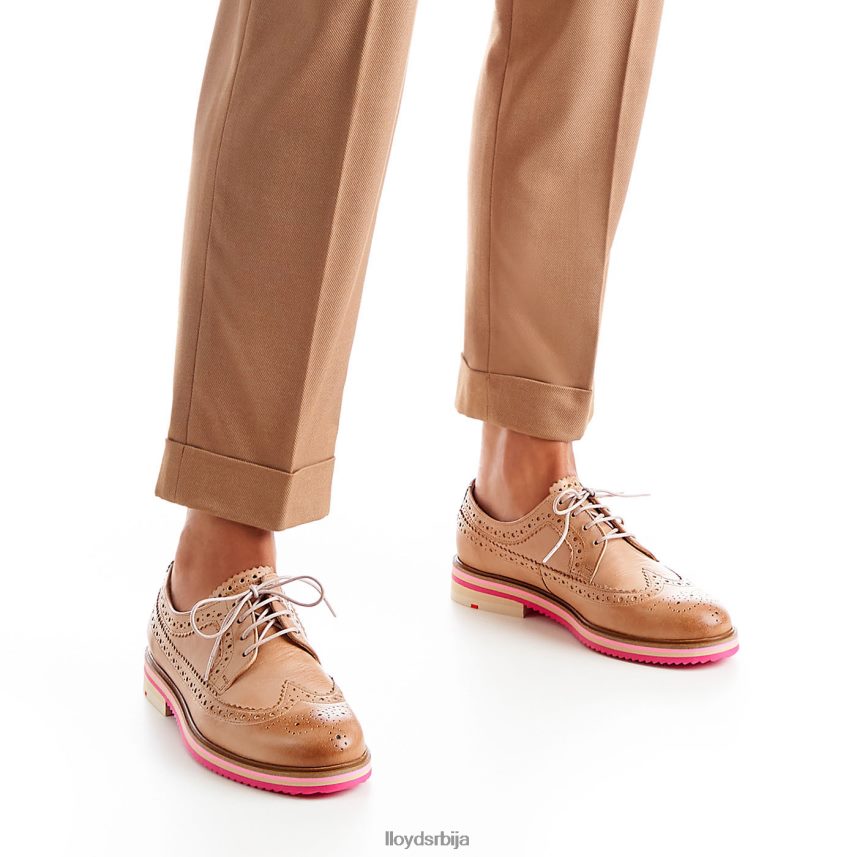 пертле полуципеле Жене D0806T1063 ципеле браон LLOYD