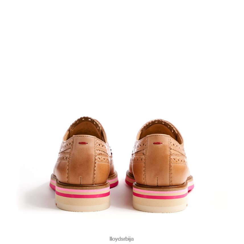 пертле полуципеле Жене D0806T1063 ципеле браон LLOYD