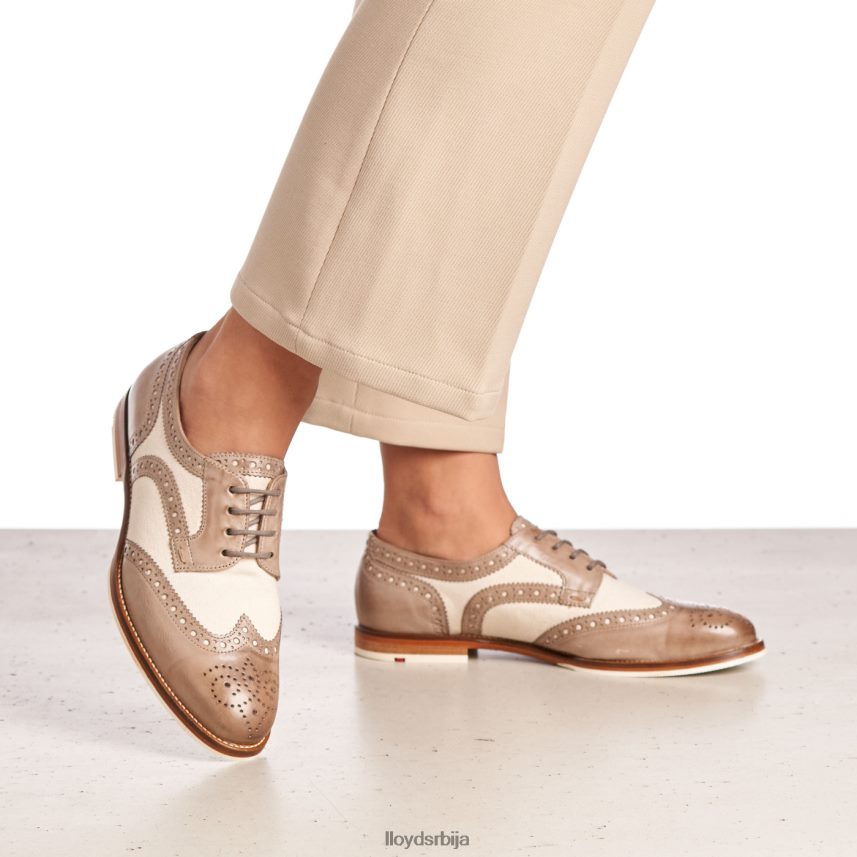 чипкасте кожне полуципеле Жене D0806T1065 ципеле беж LLOYD