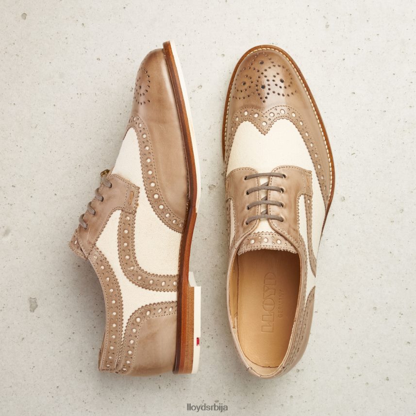 чипкасте кожне полуципеле Жене D0806T1065 ципеле беж LLOYD