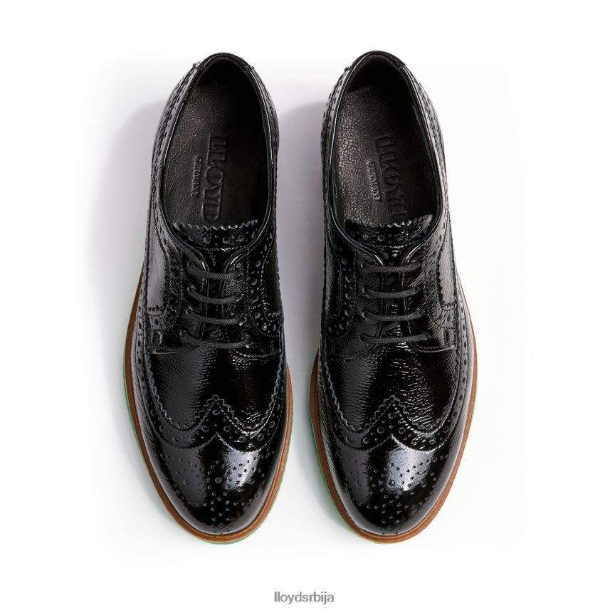 рогх кожне полуципеле са чипком Жене D0806T1068 ципеле црн LLOYD