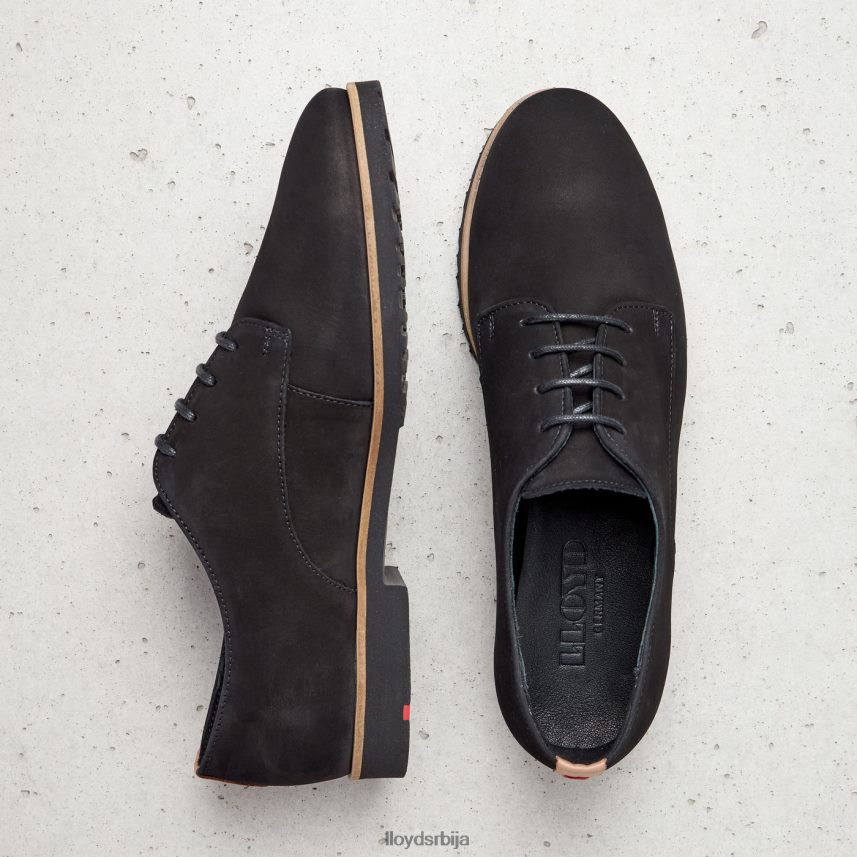 рогх кожне полуципеле са чипком Жене D0806T1071 ципеле црн LLOYD