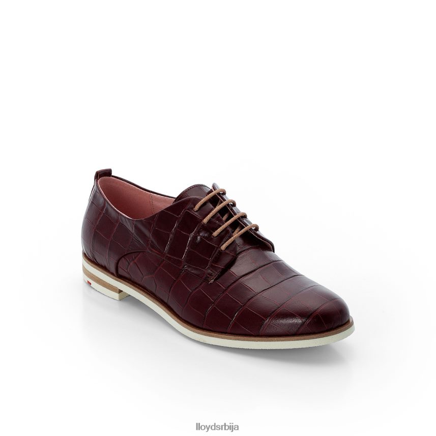 рогх кожне полуципеле са чипком Жене D0806T1092 ципеле црвена LLOYD