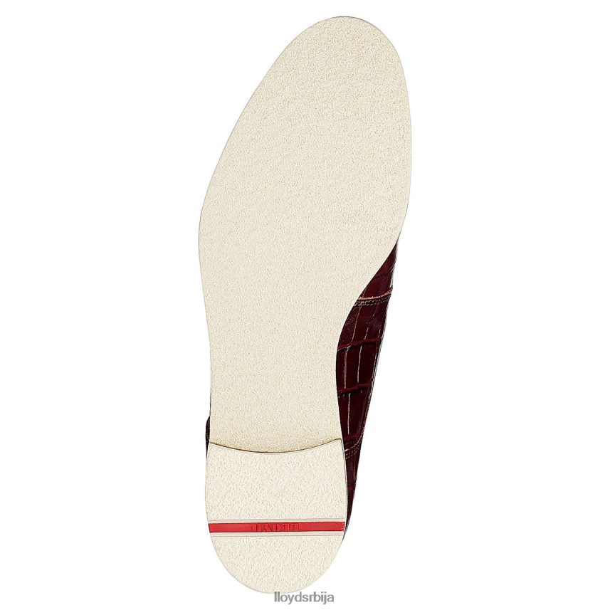 рогх кожне полуципеле са чипком Жене D0806T1092 ципеле црвена LLOYD