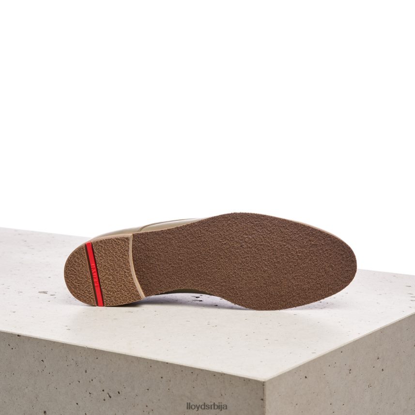 полуципеле од глатке коже од чипке Жене D0806T1098 ципеле зелен LLOYD