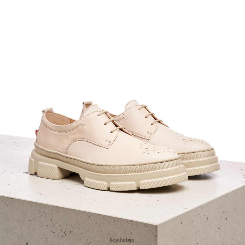 полуципеле од глатке коже од чипке Жене D0806T1178 ципеле беж LLOYD