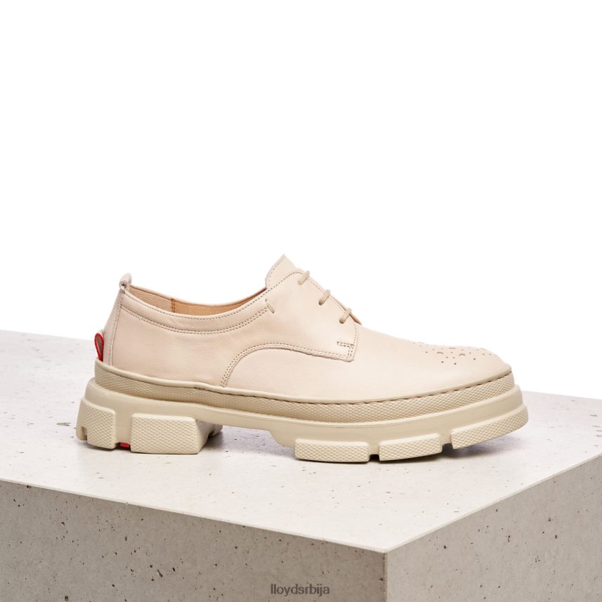 полуципеле од глатке коже од чипке Жене D0806T1178 ципеле беж LLOYD