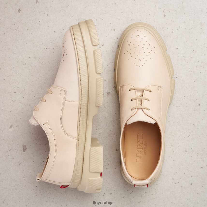 полуципеле од глатке коже од чипке Жене D0806T1178 ципеле беж LLOYD