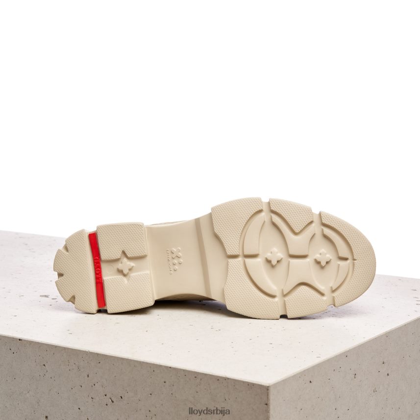 полуципеле од глатке коже од чипке Жене D0806T1178 ципеле беж LLOYD