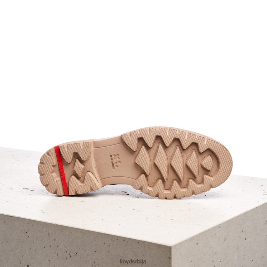 полуципеле од глатке коже од чипке Жене D0806T1181 ципеле црвена LLOYD