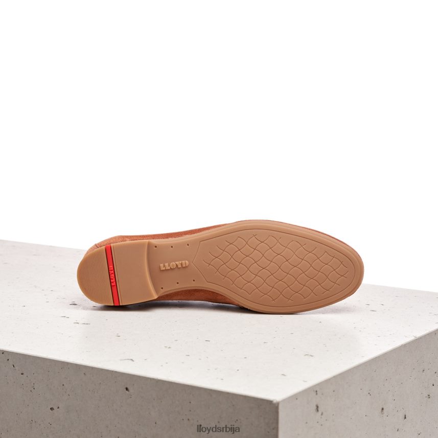 суеде полуципеле на пертле Жене D0806T1185 ципеле браон LLOYD