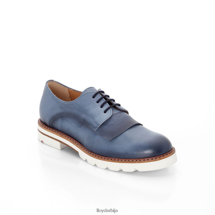 лежерне полуципеле на пертле Жене D0806T1186 ципеле Плави LLOYD