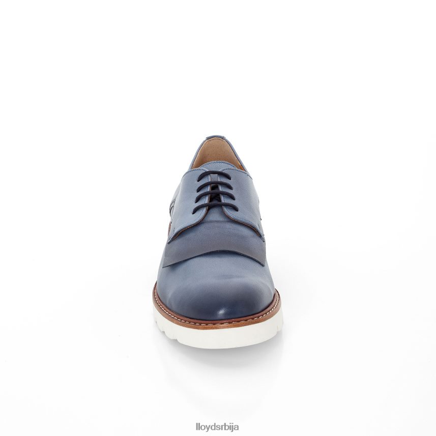 лежерне полуципеле на пертле Жене D0806T1186 ципеле Плави LLOYD