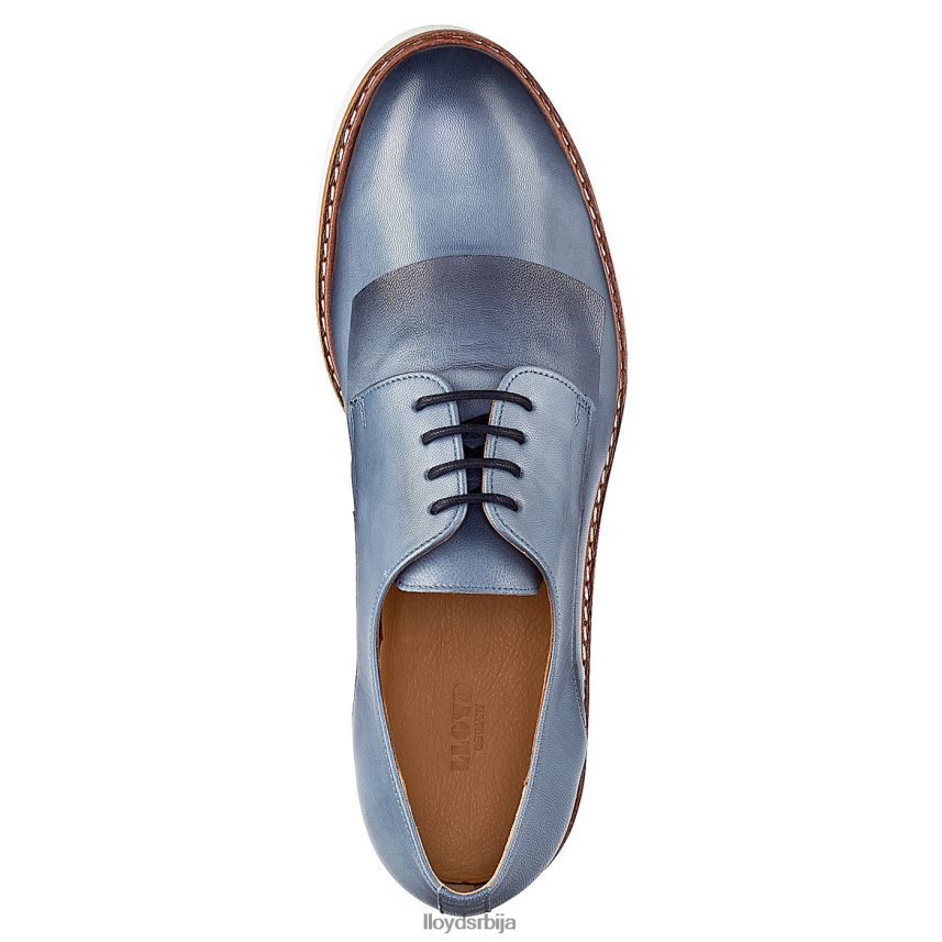 лежерне полуципеле на пертле Жене D0806T1186 ципеле Плави LLOYD