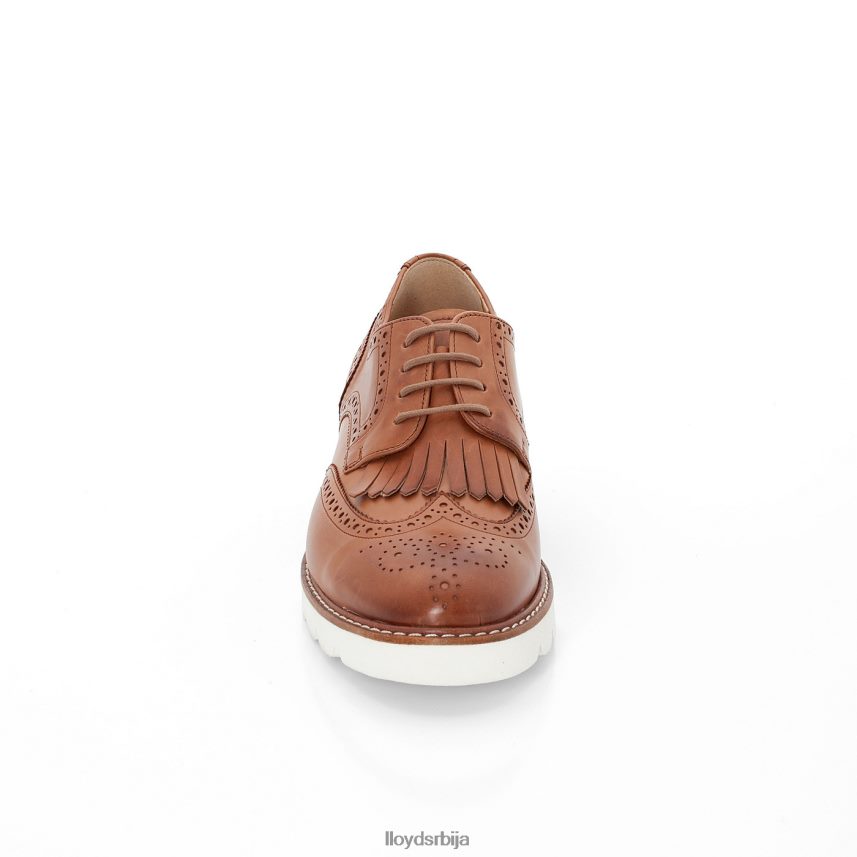 лежерне полуципеле на пертле Жене D0806T1187 ципеле беж LLOYD