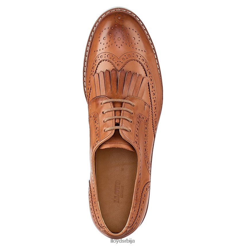 лежерне полуципеле на пертле Жене D0806T1187 ципеле беж LLOYD