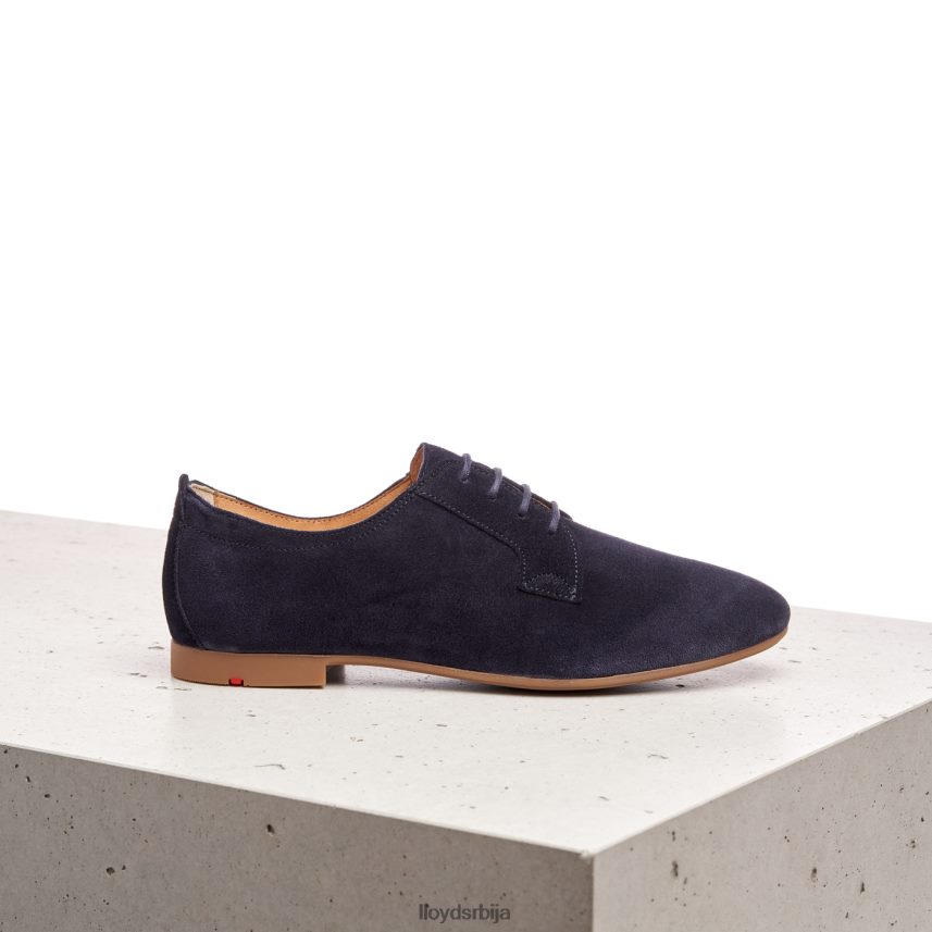 суеде полуципеле на пертле Жене D0806T1188 ципеле Плави LLOYD