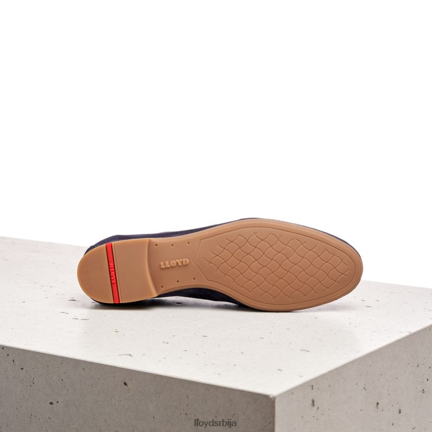 суеде полуципеле на пертле Жене D0806T1188 ципеле Плави LLOYD