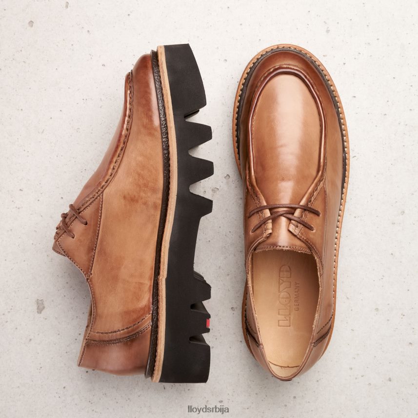 пертле папуче Жене D0806T1358 ципеле браон LLOYD