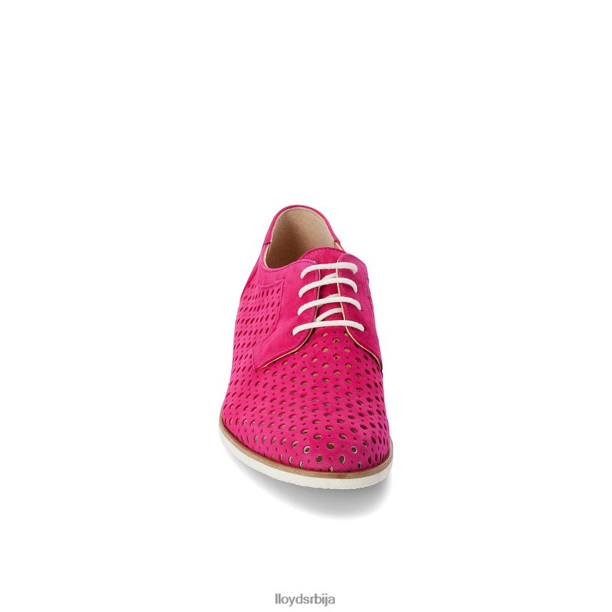 суеде полуципеле на пертле Жене D0806T1359 ципеле црвена LLOYD