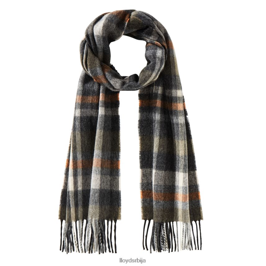 вунени/кашмирски шал мушкарци D0806T693 Прибор сива LLOYD