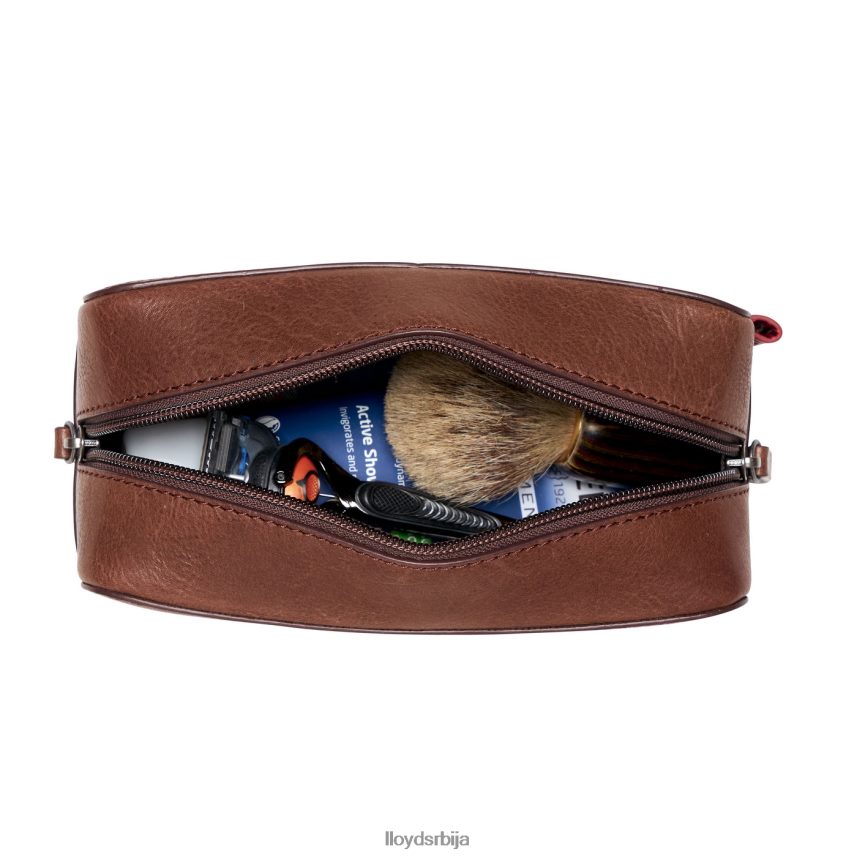 тоалетна торба мушкарци D0806T652 Прибор браон LLOYD