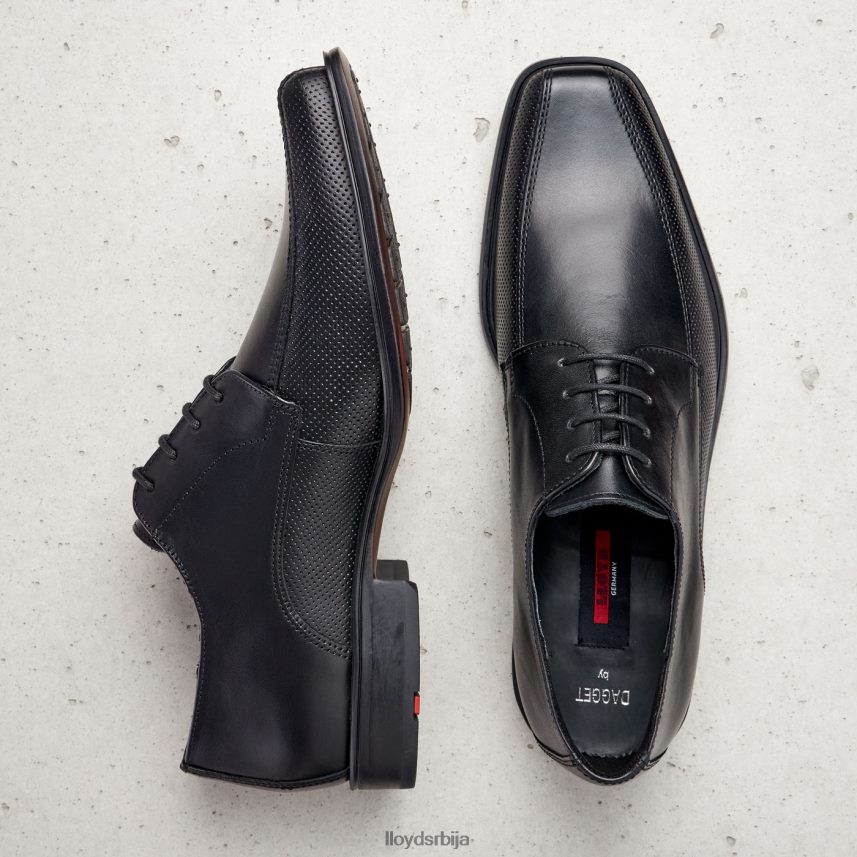 даггет мушкарци D0806T190 ципеле црн LLOYD